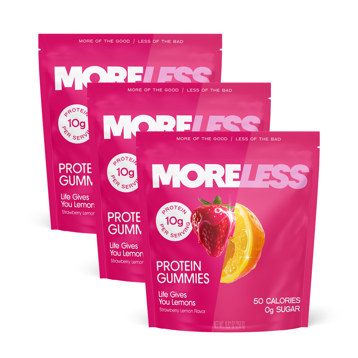More/Less Protein